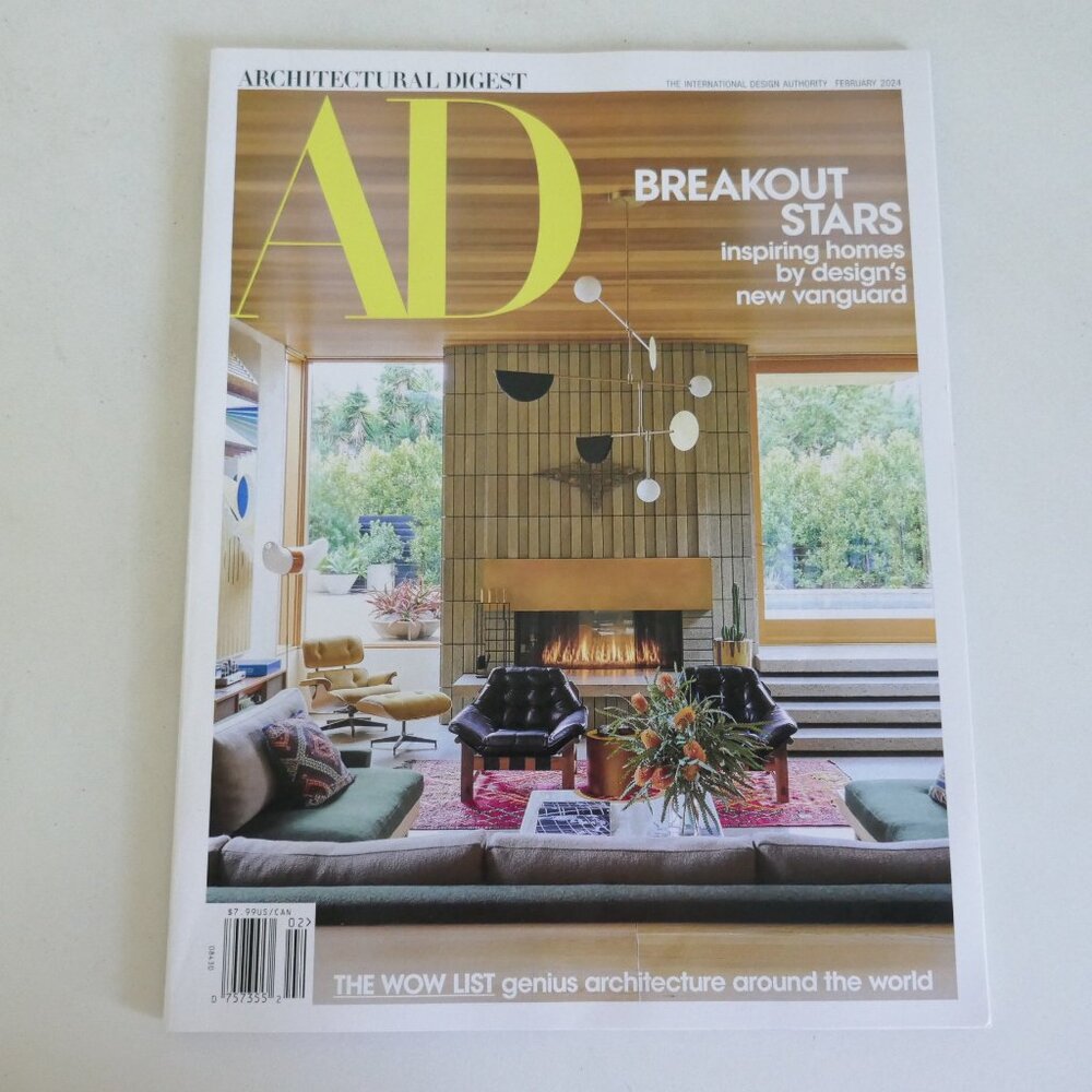 Architectural Digest magazine February 2024